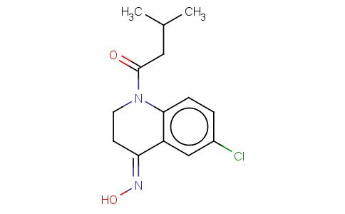 6-CHLORO-1-(3-METHYL-1-OXOBUTYL)-2,3-DIHYDRO-4(1H)-QUINOLINONE 4-OXIME